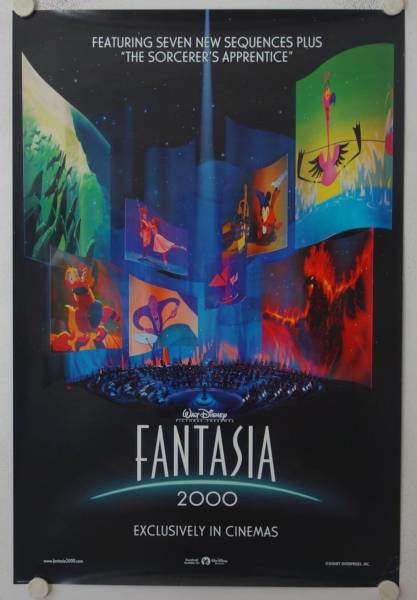 Fantasia 2000 original release US Onesheet movie poster